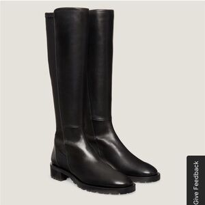 Stuart Weitzman Black Ankle Boots